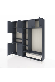 Hyperion Dolap 11 Raflı Tek Çekmeceli 7 Kapaklı 220x44x243 - S553M043V16B