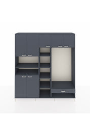 Hyperion Dolap 11 Raflı Tek Çekmeceli 7 Kapaklı 220x44x243 - S553M043V17B