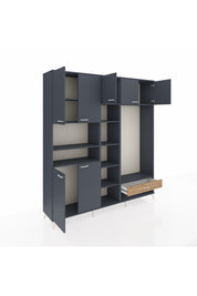 Hyperion Dolap 11 Raflı Tek Çekmeceli 7 Kapaklı 220x44x243 - S553M043V18B