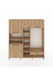 Hyperion Dolap 11 Raflı Tek Çekmeceli 7 Kapaklı 220x44x243 - S553M043V21B