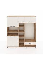 Hyperion Dolap 11 Raflı Tek Çekmeceli 7 Kapaklı 220x44x243 - S553M043V22B