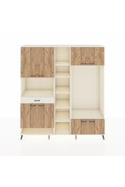 Hyperion Dolap 12 Raflı Tek Çekmeceli 8 Kapaklı 220x44x243 - S553M044V01B