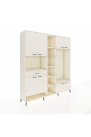 Hyperion Dolap 12 Raflı Tek Çekmeceli 8 Kapaklı 220x44x243 - S553M044V04B