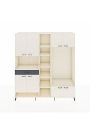 Hyperion Dolap 12 Raflı Tek Çekmeceli 8 Kapaklı 220x44x243 - S553M044V05B