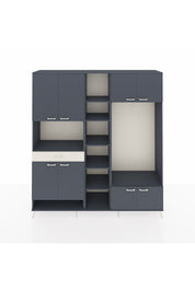 Hyperion Dolap 12 Raflı Tek Çekmeceli 8 Kapaklı 220x44x243 - S553M044V16B