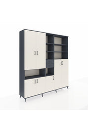Hyperion Dolap 17 Raflı 2 Çekmeceli 7 Kapaklı 220x44x243 - S553M045V14B