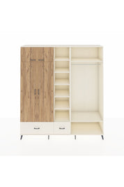 Hyperion Dolap 12 Raflı 2 Çekmeceli 2 Askılı 220x44x243 - S553M046V01B