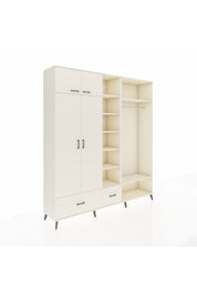 Hyperion Dolap 12 Raflı 2 Çekmeceli 2 Askılı 220x44x243 - S553M046V04B