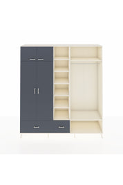 Hyperion Dolap 12 Raflı 2 Çekmeceli 2 Askılı 220x44x243 - S553M046V08B