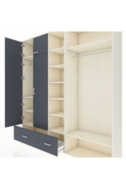 Hyperion Dolap 12 Raflı 2 Çekmeceli 2 Askılı 220x44x243 - S553M046V08B