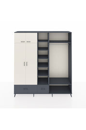 Hyperion Dolap 12 Raflı 2 Çekmeceli 2 Askılı 220x44x243 - S553M046V14B