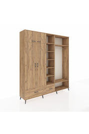 Hyperion Dolap 12 Raflı 2 Çekmeceli 2 Askılı 220x44x243 - S553M046V21B