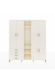 Hyperion Dolap 14 Raflı 4 Çekmeceli Tek Askılı 220x44x243 - S553M048V04B