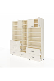 Hyperion Dolap 17 Raflı 6 Çekmeceli 3 Kapaklı 220x44x243 Aytaşı-Aytaşı/Aytaşı