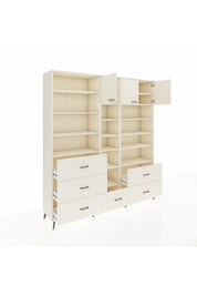 Hyperion Dolap 17 Raflı 6 Çekmeceli 3 Kapaklı 220x44x243 Aytaşı-Aytaşı/Aytaşı