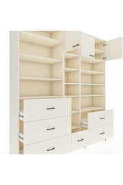 Hyperion Dolap 17 Raflı 6 Çekmeceli 3 Kapaklı 220x44x243 Aytaşı-Aytaşı/Aytaşı