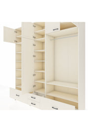 Hyperion Dolap 18 Raflı 4 Çekmeceli Tek Askılı 220x44x243 Aytaşı-Aytaşı/Aytaşı