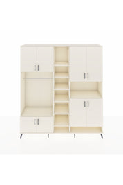 Hyperion Dolap 18 Raflı 8 Kapaklı Tek Askılı 220x44x243 Aytaşı-Aytaşı/Aytaşı