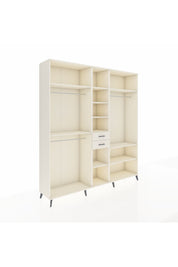 Hyperion Dolap 10 Raflı 2 Çekmeceli 3 Askılı 220x44x243 Aytaşı-Aytaşı/Aytaşı