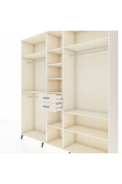 Hyperion Dolap 10 Raflı 2 Çekmeceli 3 Askılı 220x44x243 Aytaşı-Aytaşı/Aytaşı