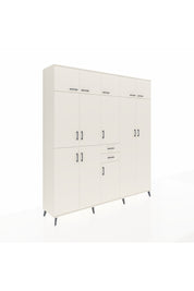 Hyperion Dolap 10 Raflı 2 Çekmeceli 3 Askılı 220x44x243 Aytaşı-Aytaşı/Aytaşı