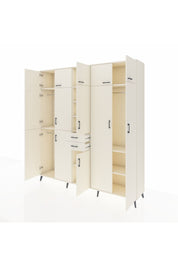 Hyperion Dolap 10 Raflı 2 Çekmeceli 3 Askılı 220x44x243 Aytaşı-Aytaşı/Aytaşı