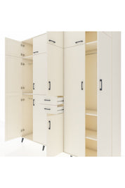 Hyperion Dolap 10 Raflı 2 Çekmeceli 3 Askılı 220x44x243 Aytaşı-Aytaşı/Aytaşı