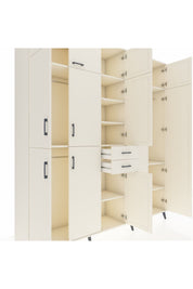 Hyperion Dolap 10 Raflı 2 Çekmeceli 3 Askılı 220x44x243 Aytaşı-Aytaşı/Aytaşı