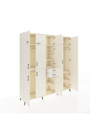 Hyperion Dolap 10 Raflı 2 Çekmeceli 3 Askılı 220x44x243 Aytaşı-Aytaşı/Aytaşı