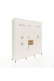 Hyperion Dolap 10 Raflı 2 Çekmeceli 3 Askılı 220x44x243 Aytaşı-Aytaşı/Çam