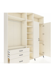 Hyperion Dolap 10 Raflı 3 Çekmeceli 2 Askılı 220x44x243 Aytaşı-Aytaşı/Aytaşı