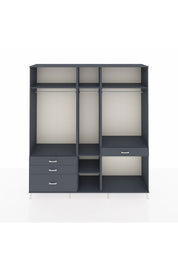 Hyperion Dolap 7 Raflı 4 Çekmeceli 3 Askılı 220x44x243 - S553M057V17B