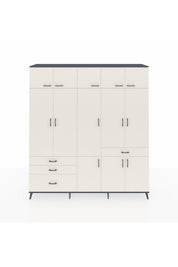 Hyperion Dolap 8 Raflı 4 Çekmeceli 3 Askılı 220x44x243 - S553M058V13B