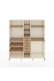 Hyperion Dolap 10 Raflı 6 Çekmeceli 3 Askılı 220x44x243 - S553M060V03B