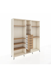 Hyperion Dolap 10 Raflı 6 Çekmeceli 3 Askılı 220x44x243 - S553M060V03B