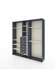 Hyperion Dolap 10 Raflı 6 Çekmeceli 3 Askılı 220x44x243 - S553M060V14B