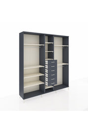 Hyperion Dolap 10 Raflı 6 Çekmeceli 3 Askılı 220x44x243 - S553M060V14B