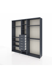 Hyperion Dolap 10 Raflı 6 Çekmeceli 3 Askılı 220x44x243 - S553M060V17B