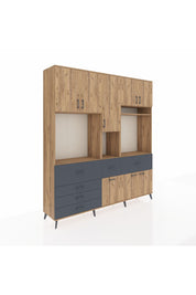 Hyperion Dolap 10 Raflı 6 Çekmeceli 8 Kapaklı 220x44x243 - S553M061V20B