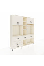 Hyperion Dolap 11 Raflı 6 Çekmeceli 4 Kapaklı 220x44x243 Aytaşı-Aytaşı/Aytaşı