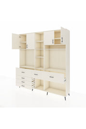 Hyperion Dolap 11 Raflı 6 Çekmeceli 4 Kapaklı 220x44x243 Aytaşı-Aytaşı/Aytaşı