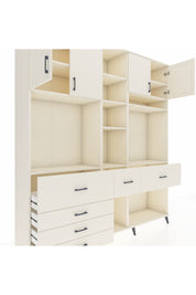 Hyperion Dolap 11 Raflı 6 Çekmeceli 4 Kapaklı 220x44x243 Aytaşı-Aytaşı/Aytaşı