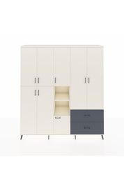 Hyperion Dolap 12 Raflı 2 Çekmeceli Tek Askılı 220x44x243 - S553M063V05B