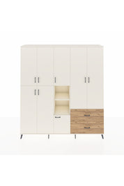 Hyperion Dolap 12 Raflı 2 Çekmeceli Tek Askılı 220x44x243 - S553M063V06B