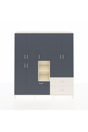 Hyperion Dolap 12 Raflı 2 Çekmeceli Tek Askılı 220x44x243 - S553M063V07B