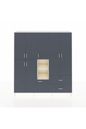 Hyperion Dolap 12 Raflı 2 Çekmeceli Tek Askılı 220x44x243 - S553M063V08B