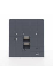 Hyperion Dolap 12 Raflı 2 Çekmeceli Tek Askılı 220x44x243 - S553M063V17B