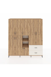 Hyperion Dolap 12 Raflı 2 Çekmeceli Tek Askılı 220x44x243 - S553M063V19B