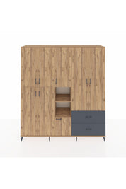 Hyperion Dolap 12 Raflı 2 Çekmeceli Tek Askılı 220x44x243 - S553M063V20B