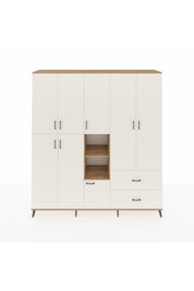 Hyperion Dolap 12 Raflı 2 Çekmeceli Tek Askılı 220x44x243 - S553M063V22B